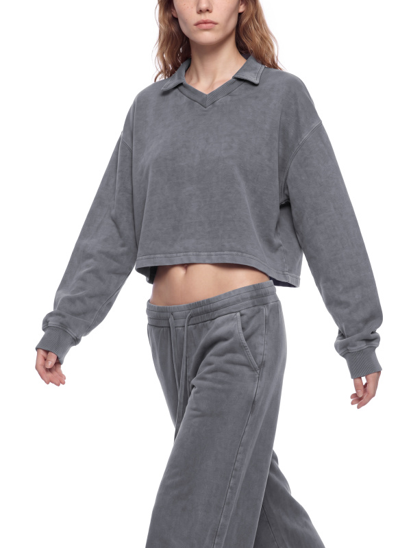 Women’s Vintage Wash Crop Sweatshirt