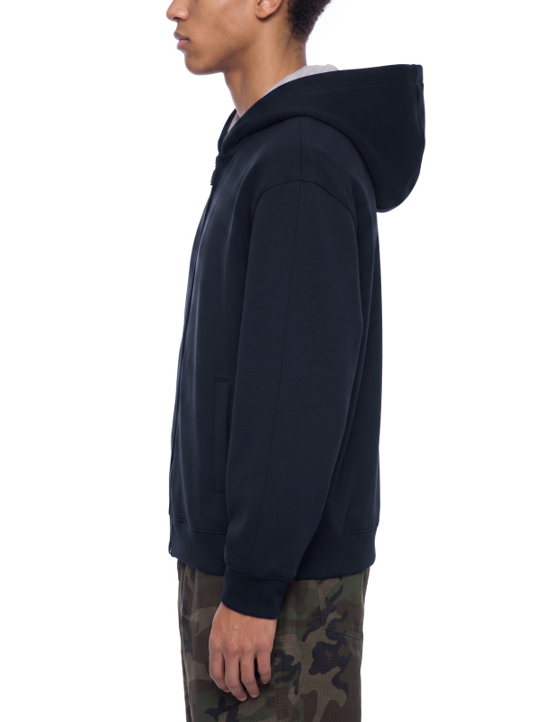 Unisex Drop Shoulder Full Zip Hoodie
