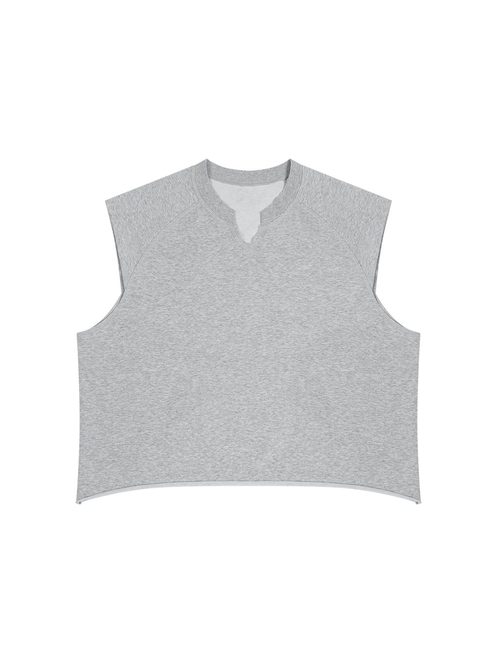 Men’s Boxy Raw Hem Tank Top - Main Image