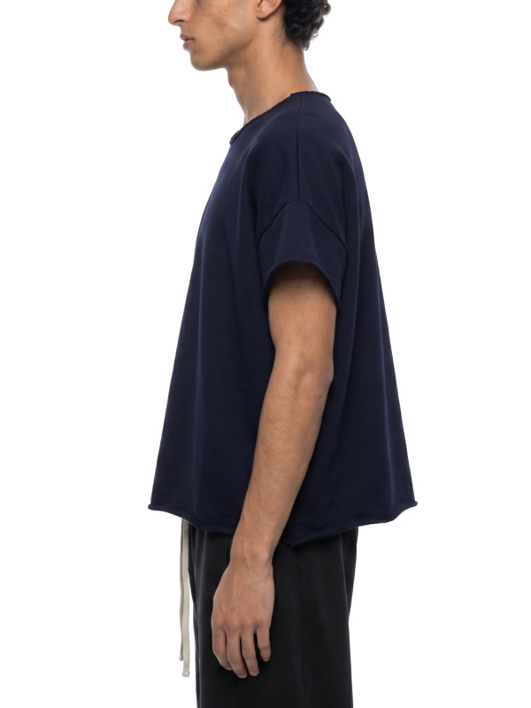 Unisex Heavyweight Boxy Raw Edge T-Shirt