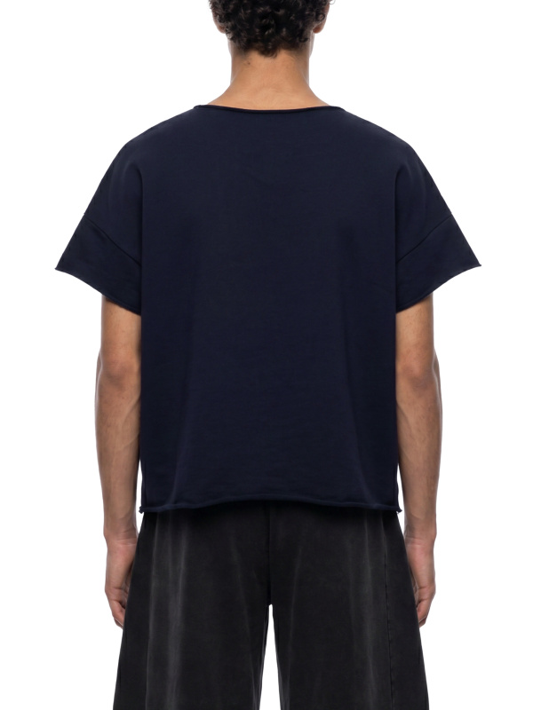 Unisex Heavyweight Boxy Raw Edge T-Shirt