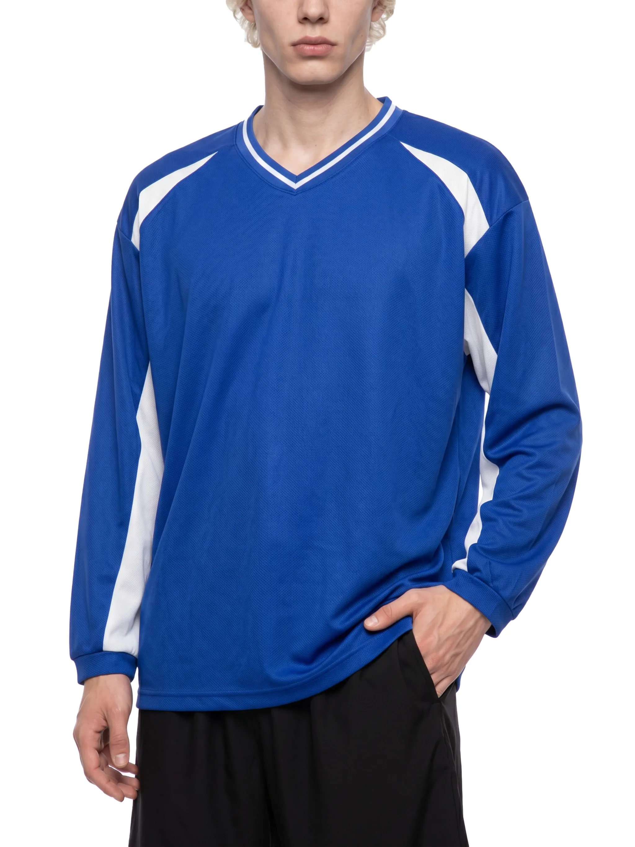 Unisex Color Block Long Sleeve Jersey