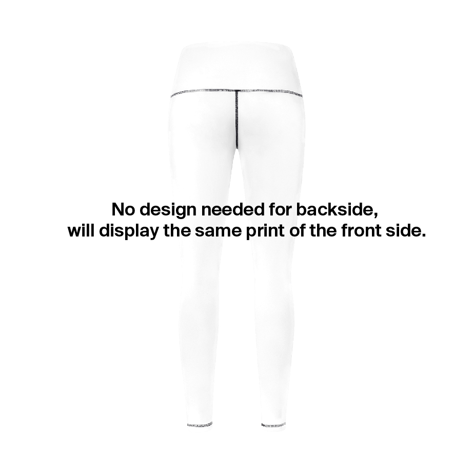 All-Over Print Women's Top Stitch Yoga Leggings - Print On Demand | HugePOD-3