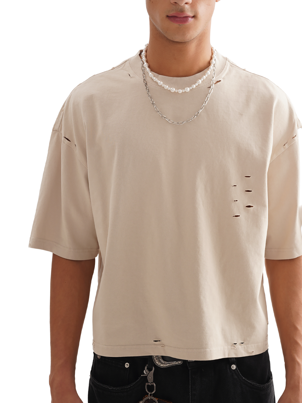 Frayed Boxy T-Shirt – Vintage Streetwear | Tapstitch-5