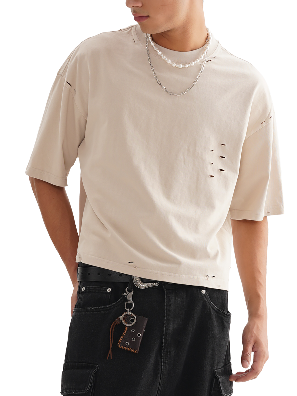 Frayed Boxy T-Shirt – Vintage Streetwear | Tapstitch-6