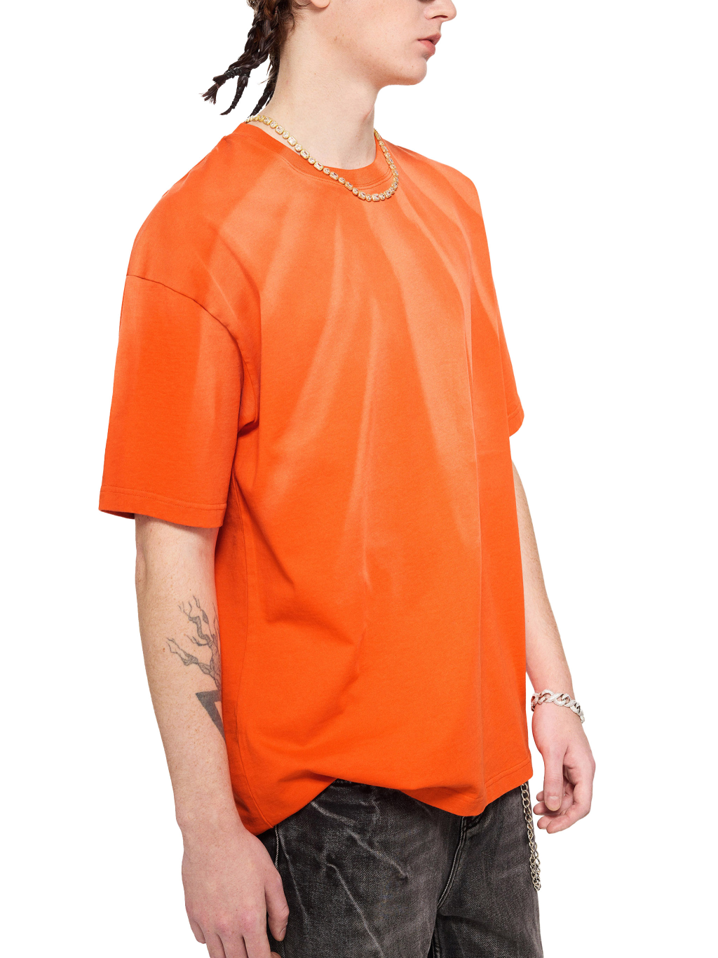 Hand-Scrunched Sunfade T-Shirt – Vintage Streetwear | Tapstitch-4