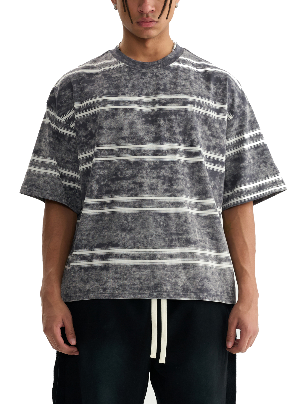 Snow Washed Stripe T-Shirt – Vintage Streetwear | Tapstitch-3