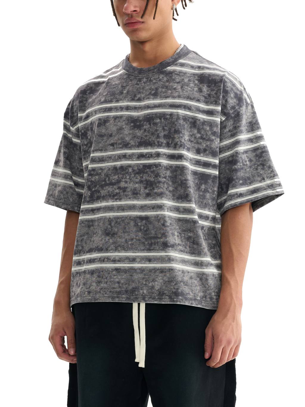 Snow Washed Stripe T-Shirt – Vintage Streetwear | Tapstitch-4