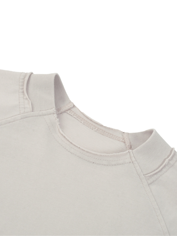 Vintage Washed Raglan Cotton T-Shirt