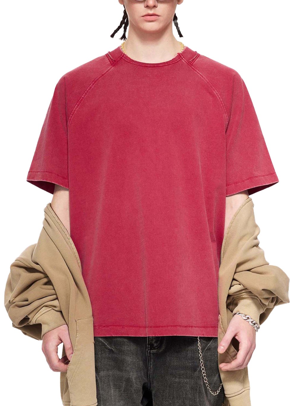 Vintage Washed Raglan T-Shirt – Vintage Streetwear | Tapstitch-4