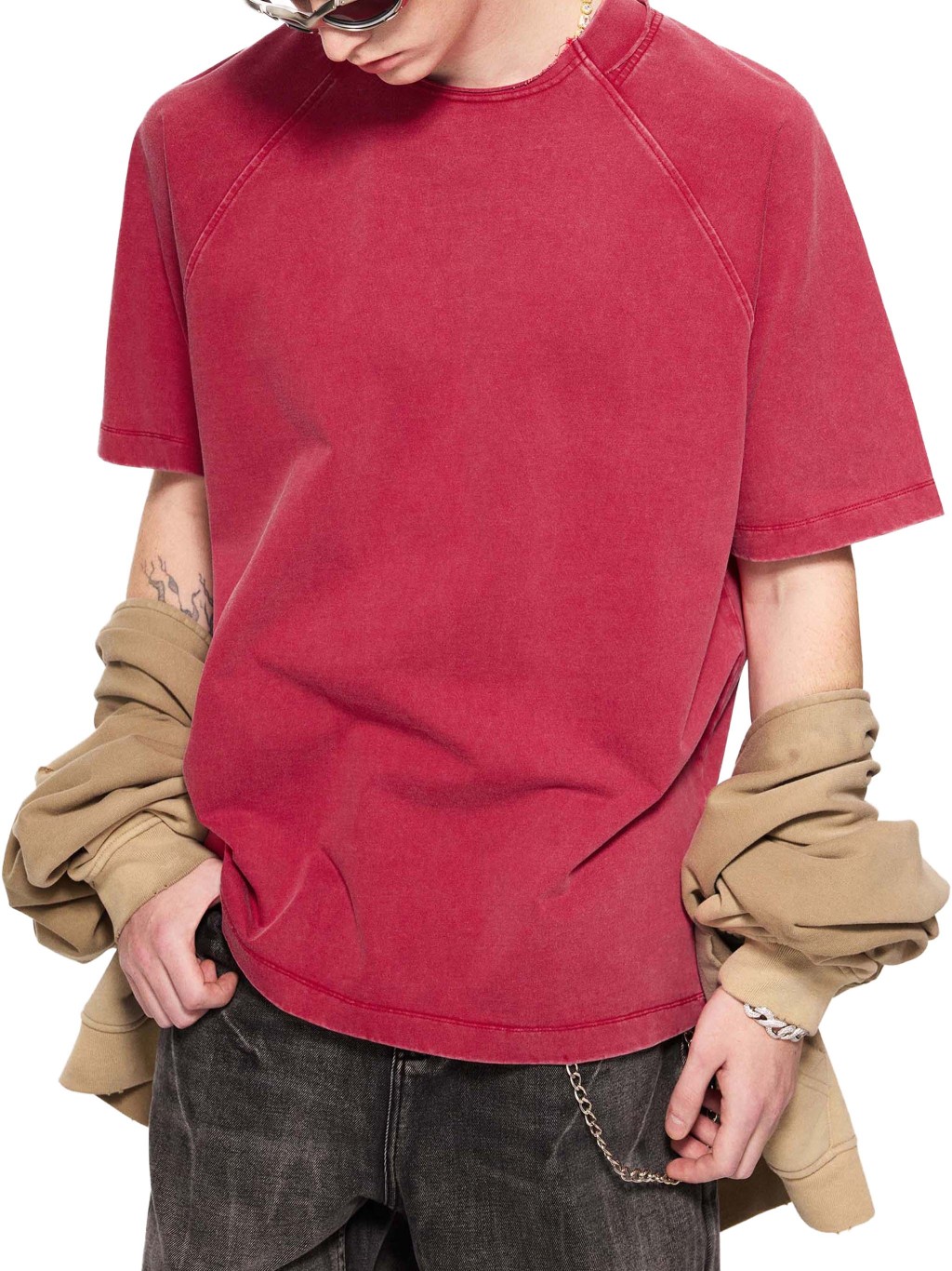 Vintage Washed Raglan T-Shirt – Vintage Streetwear | Tapstitch-7