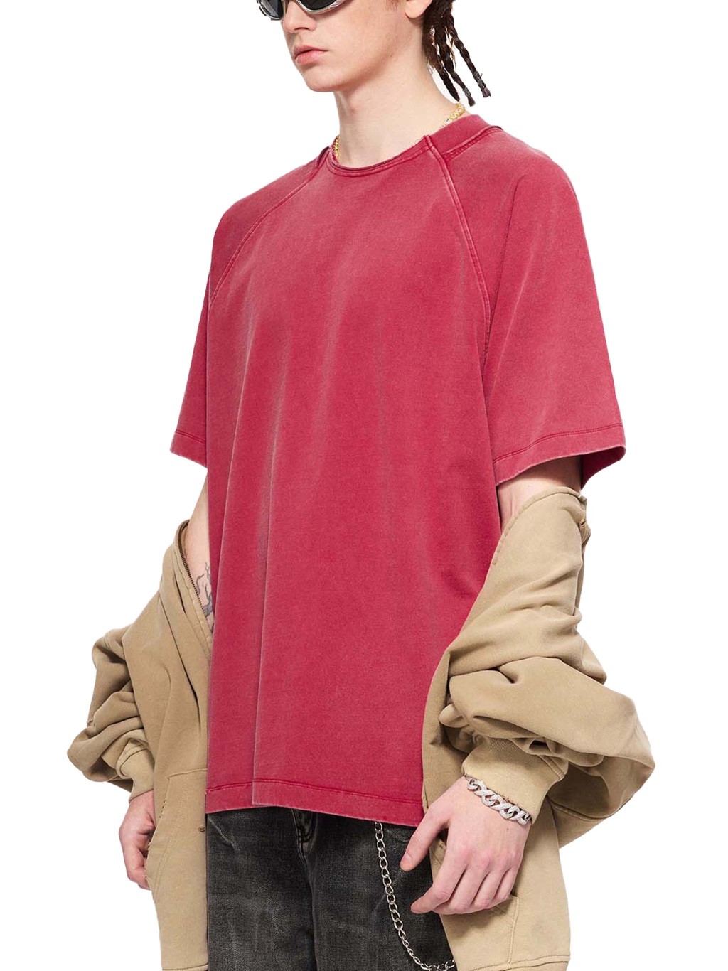 Vintage Washed Raglan T-Shirt – Vintage Streetwear | Tapstitch-6