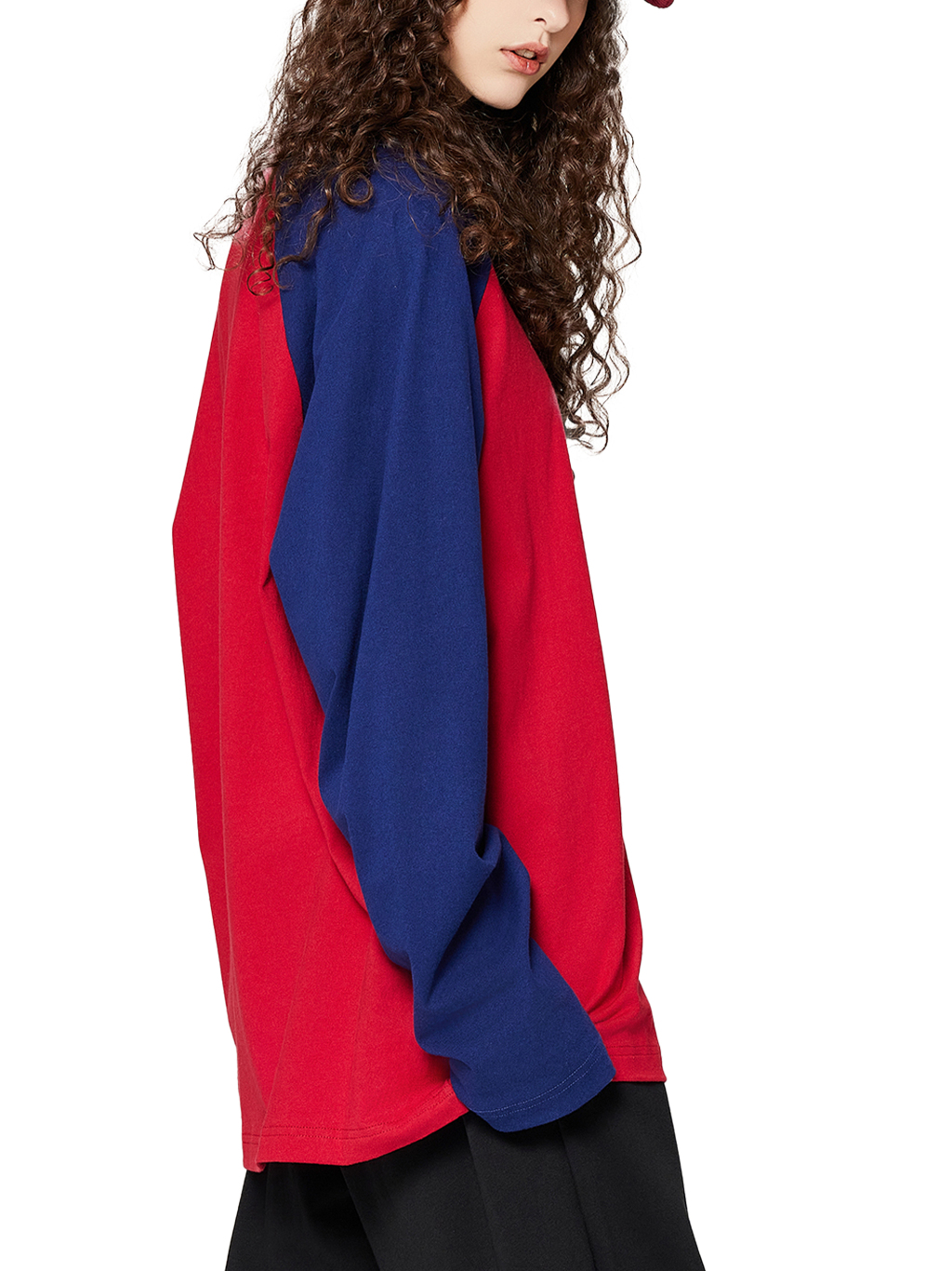 Color-Blocked Raglan Long Sleeve T-Shirt – Essential Streetwear | Tapstitch-11