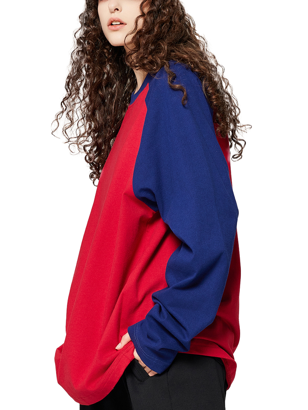 Color-Blocked Raglan Long Sleeve T-Shirt – Essential Streetwear | Tapstitch-12