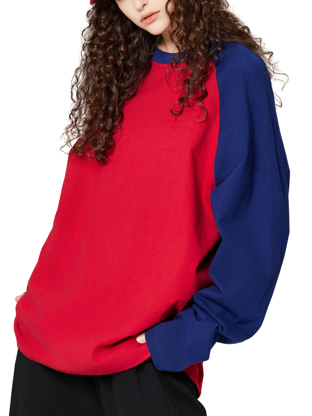 Color-Blocked Raglan Long Sleeve T-Shirt – Essential Streetwear | Tapstitch-9