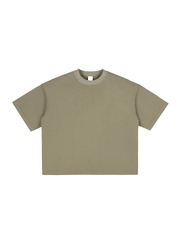 Vintage Washed Boxy T-Shirt #RT0027 | TAPSTITCH