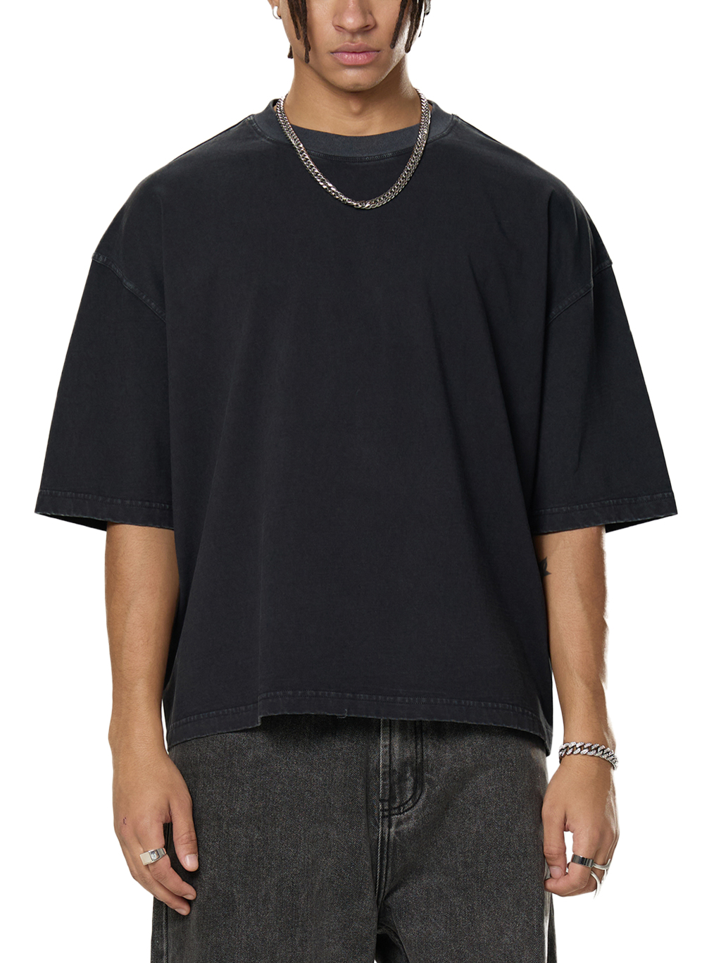 Vintage Washed Boxy T-Shirt – Vintage Streetwear | Tapstitch-3