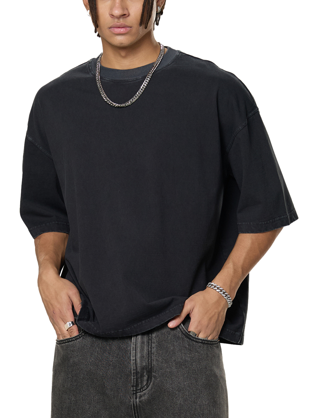Vintage Washed Boxy T-Shirt – Vintage Streetwear | Tapstitch-4