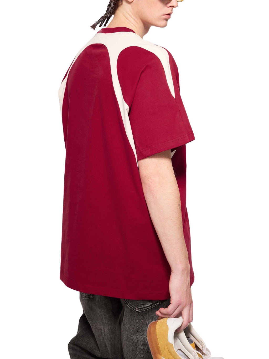 Contrast Panel Cotton T-Shirt – Activewear | Tapstitch-5