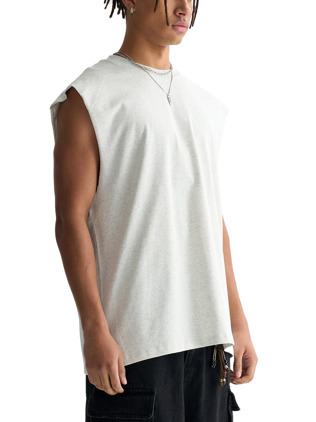 Raw-Edge Cotton Tank Top – Vintage Streetwear | Tapstitch-7