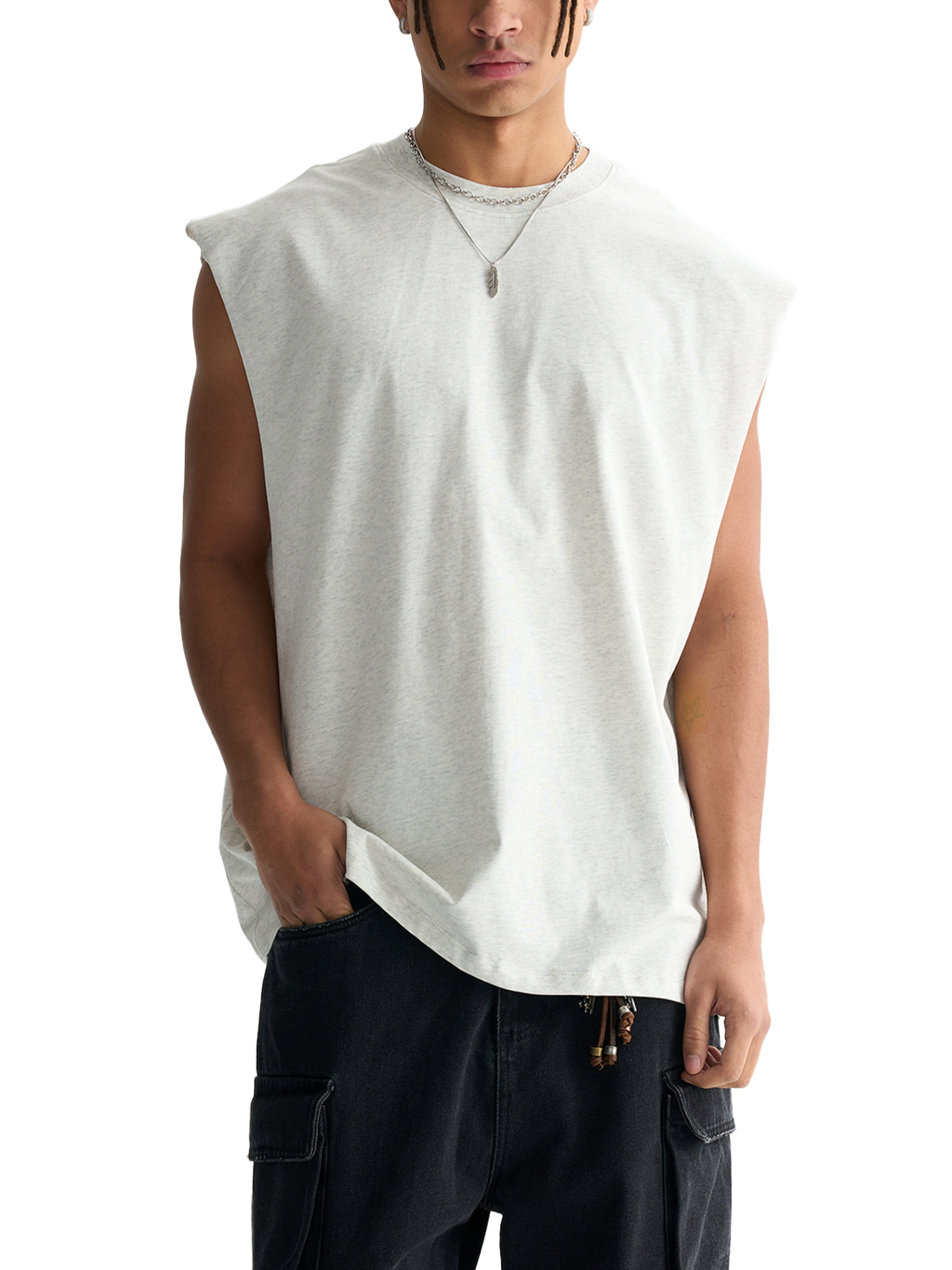 Raw-Edge Cotton Tank Top – Vintage Streetwear | Tapstitch-6