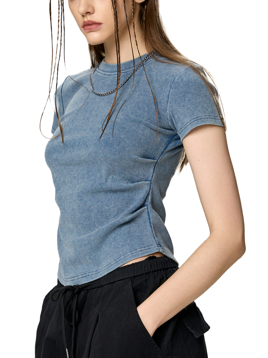 Vintage-Wash Bodycon T-Shirt – Vintage Streetwear | Tapstitch-4