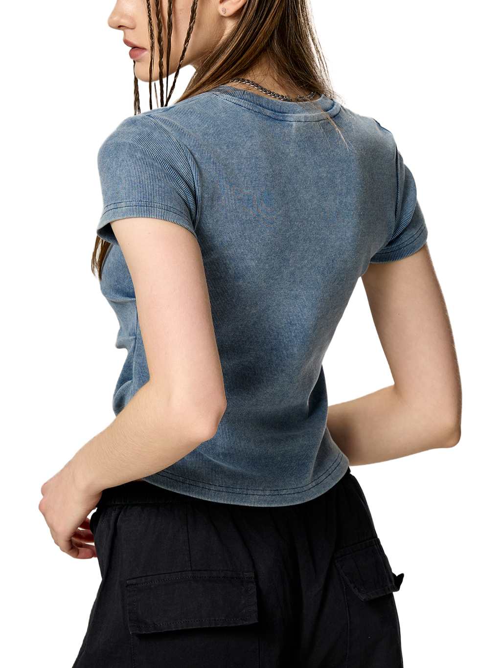 Vintage-Wash Bodycon T-Shirt – Vintage Streetwear | Tapstitch-5