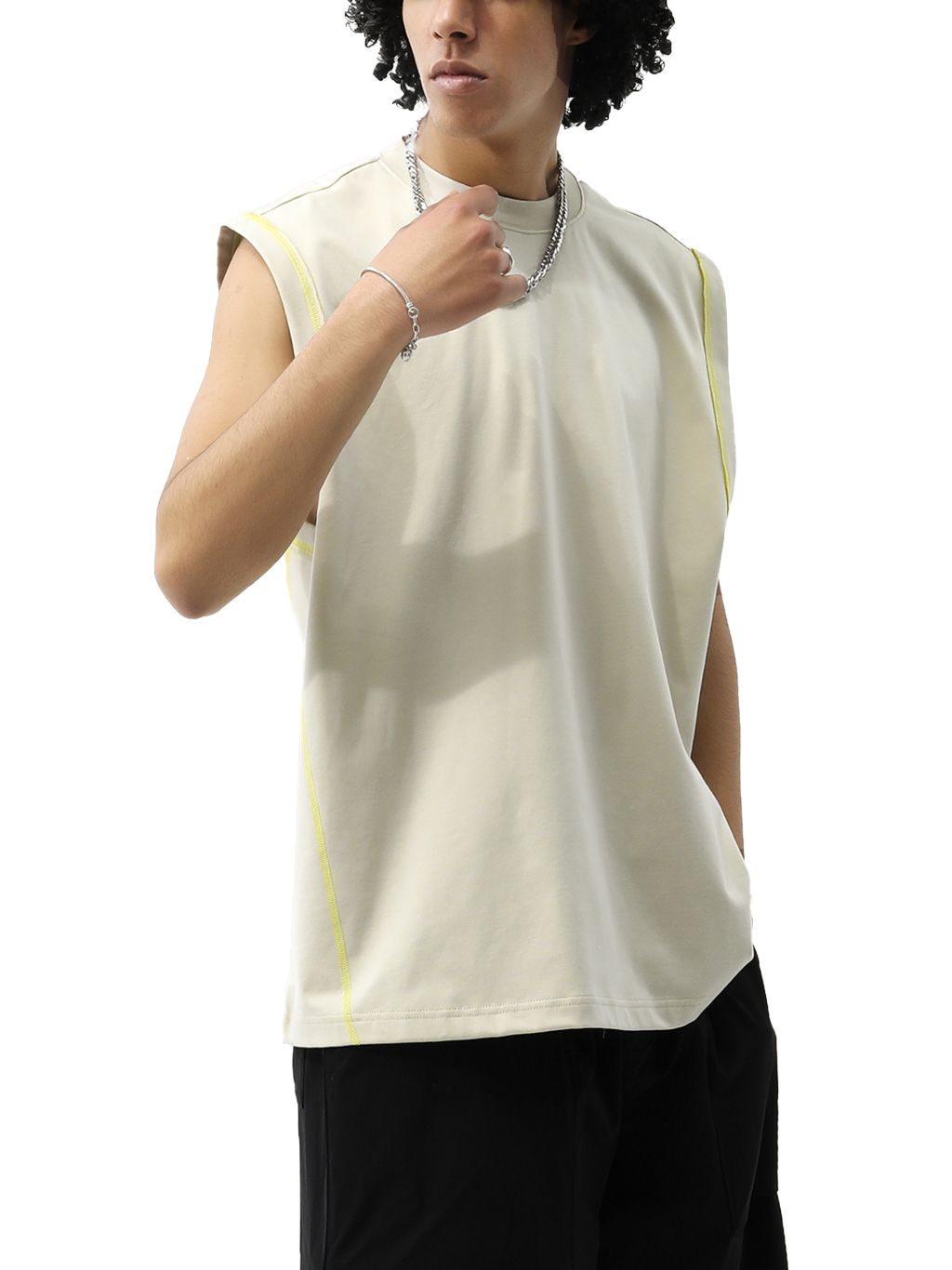 Contrast Panel Performance Tank Top – Activewear | Tapstitch-7