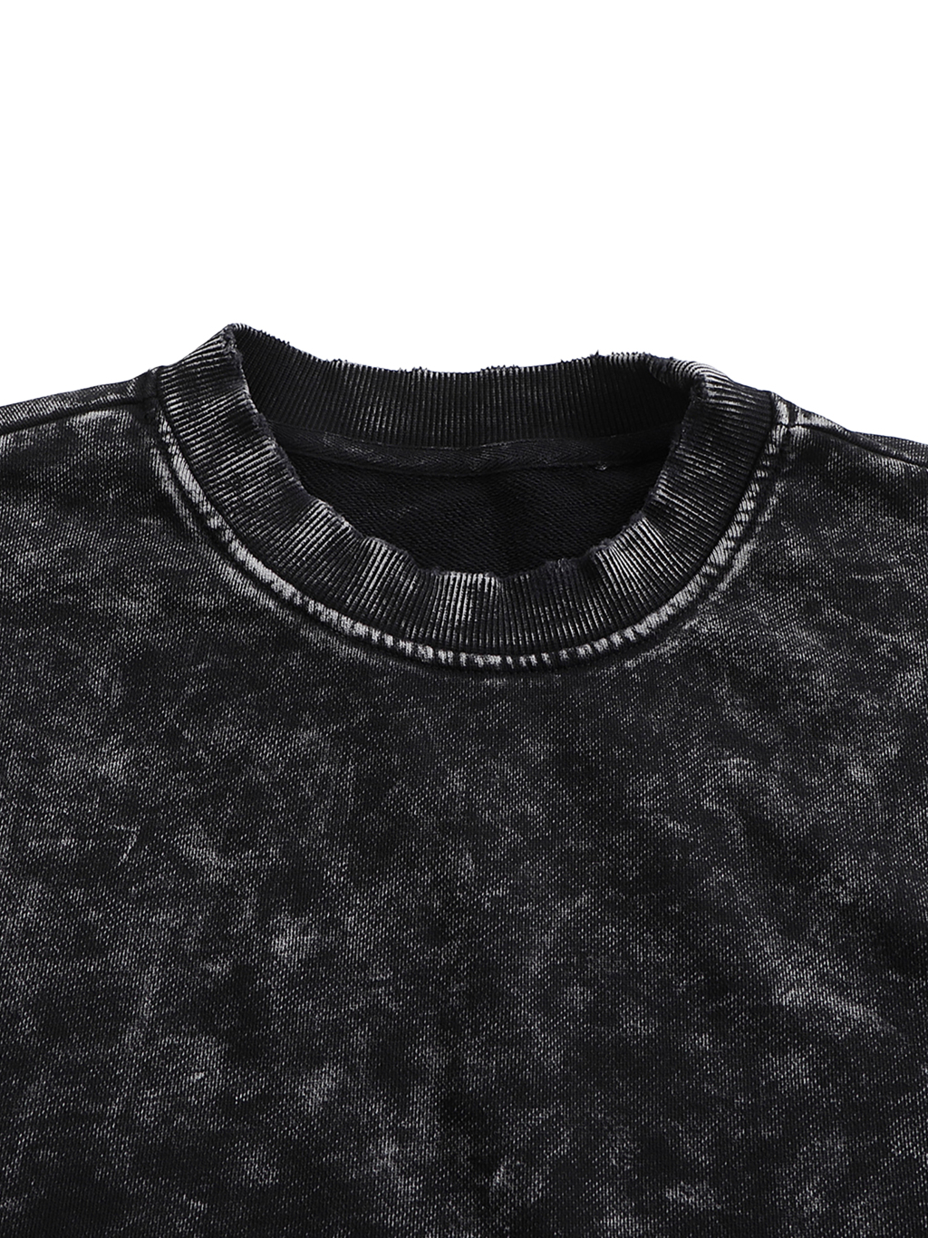 Snow Washed Hand-Frayed Heavyweight T-Shirt – Vintage Streetwear | Tapstitch-8