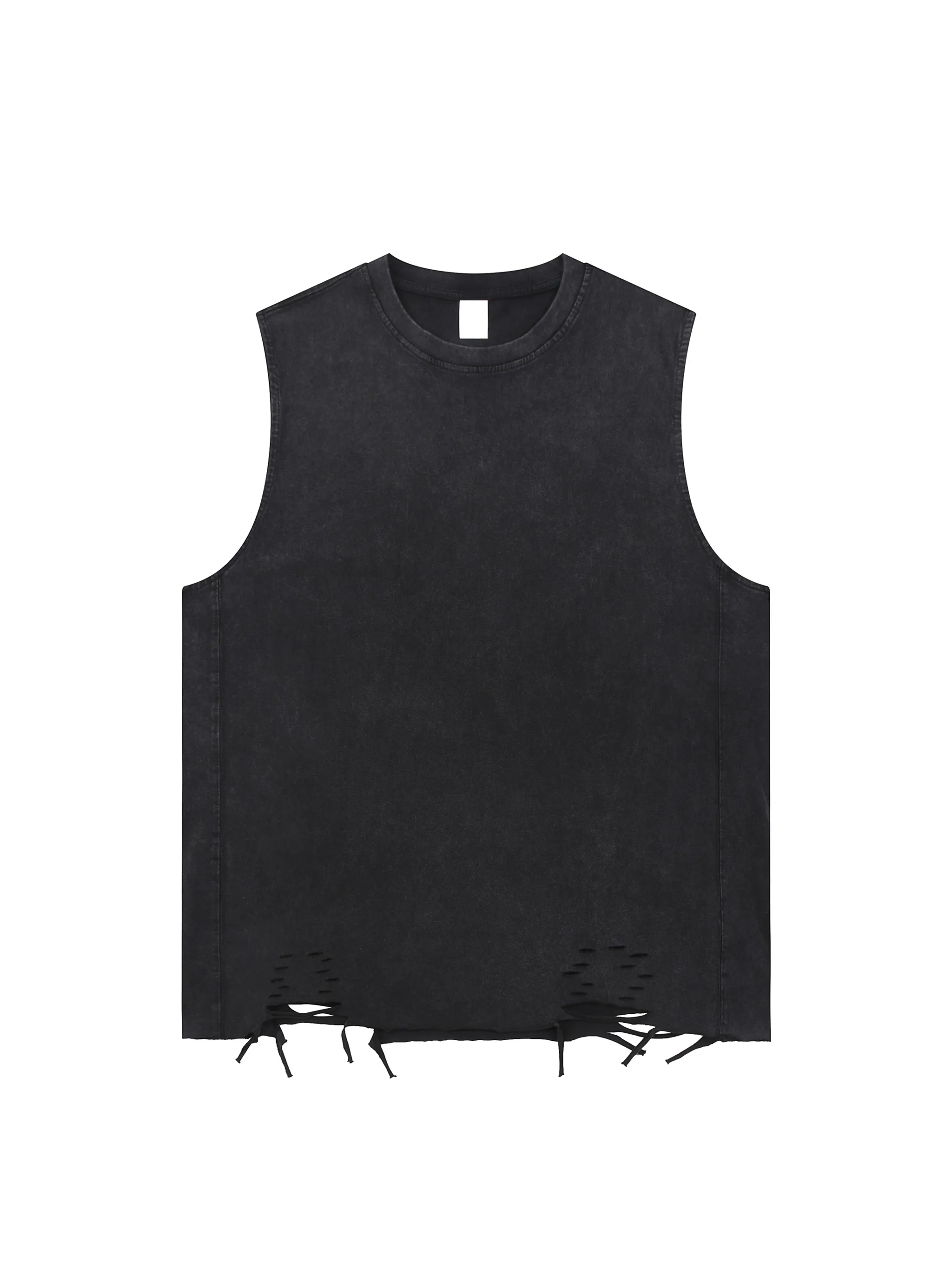 Snow Washed Raw-Hem Tank Top - Main Image