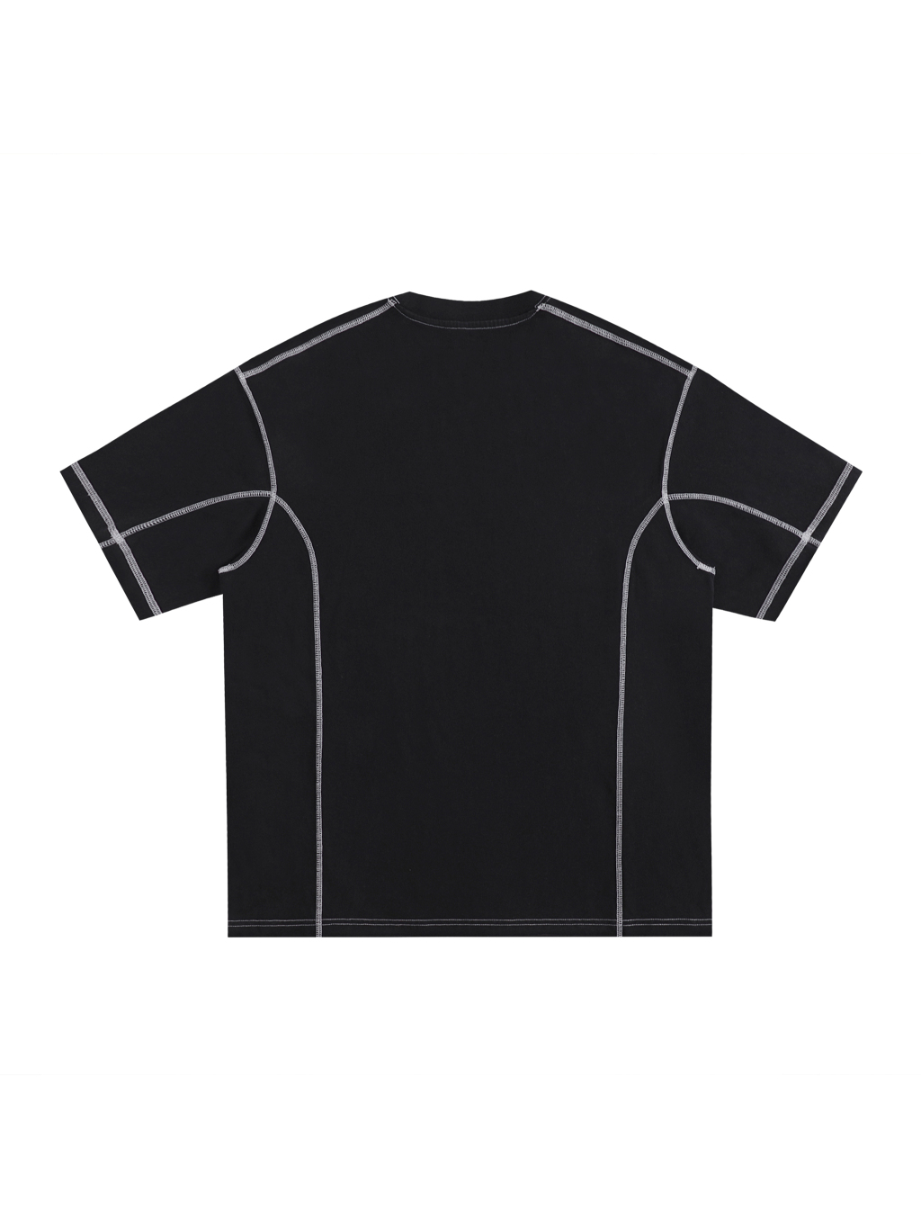 Contrast-Stitched Cotton T-Shirt – Essential Streetwear | Tapstitch-2