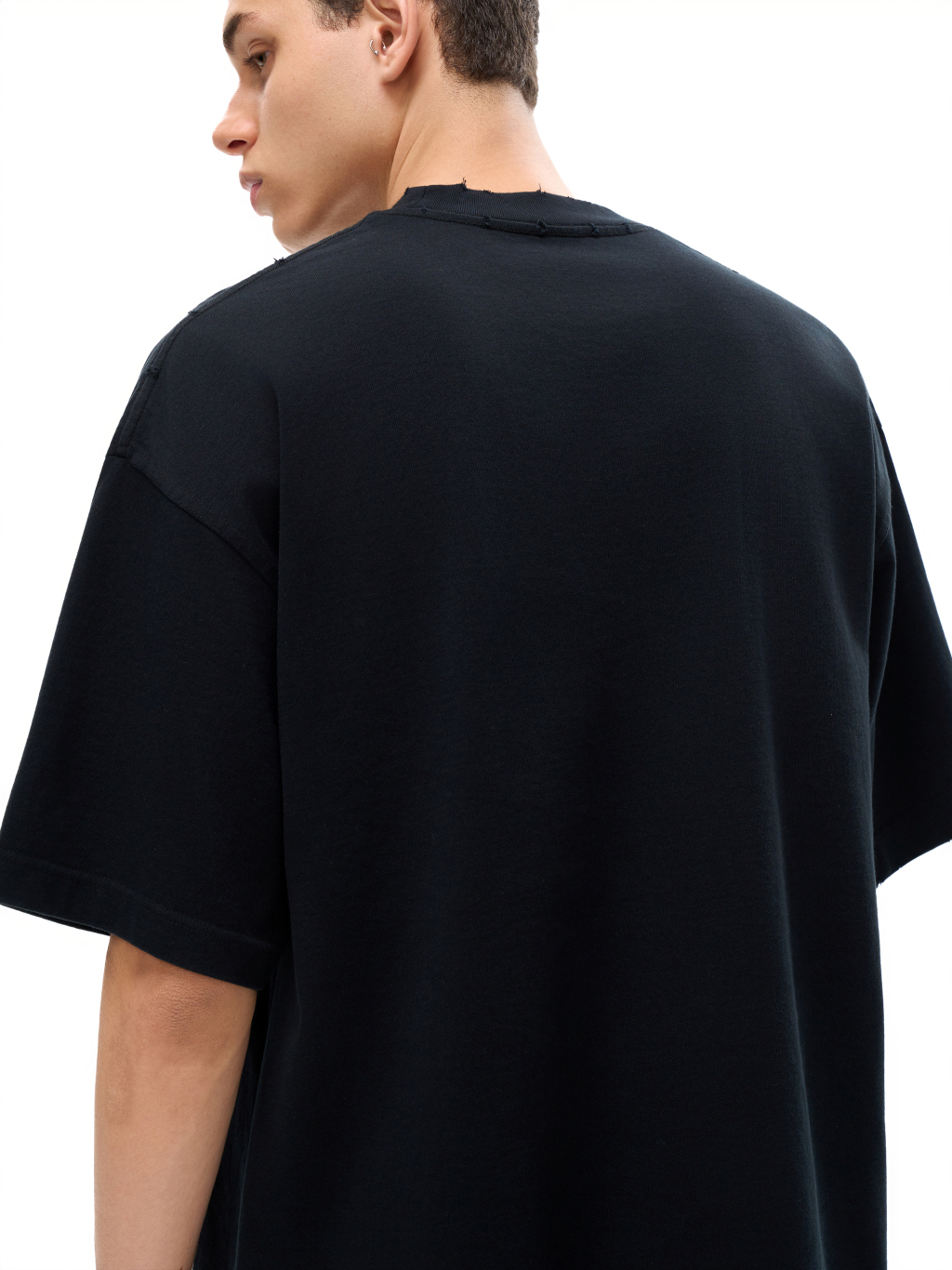 Hand-Frayed Heavyweight T-Shirt – Vintage Streetwear | Tapstitch-6