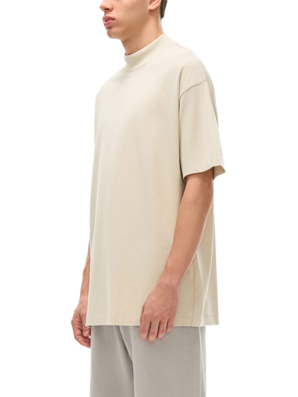 Drop Shoulder Cotton T-Shirt – Custom Basics | Tapstitch-4