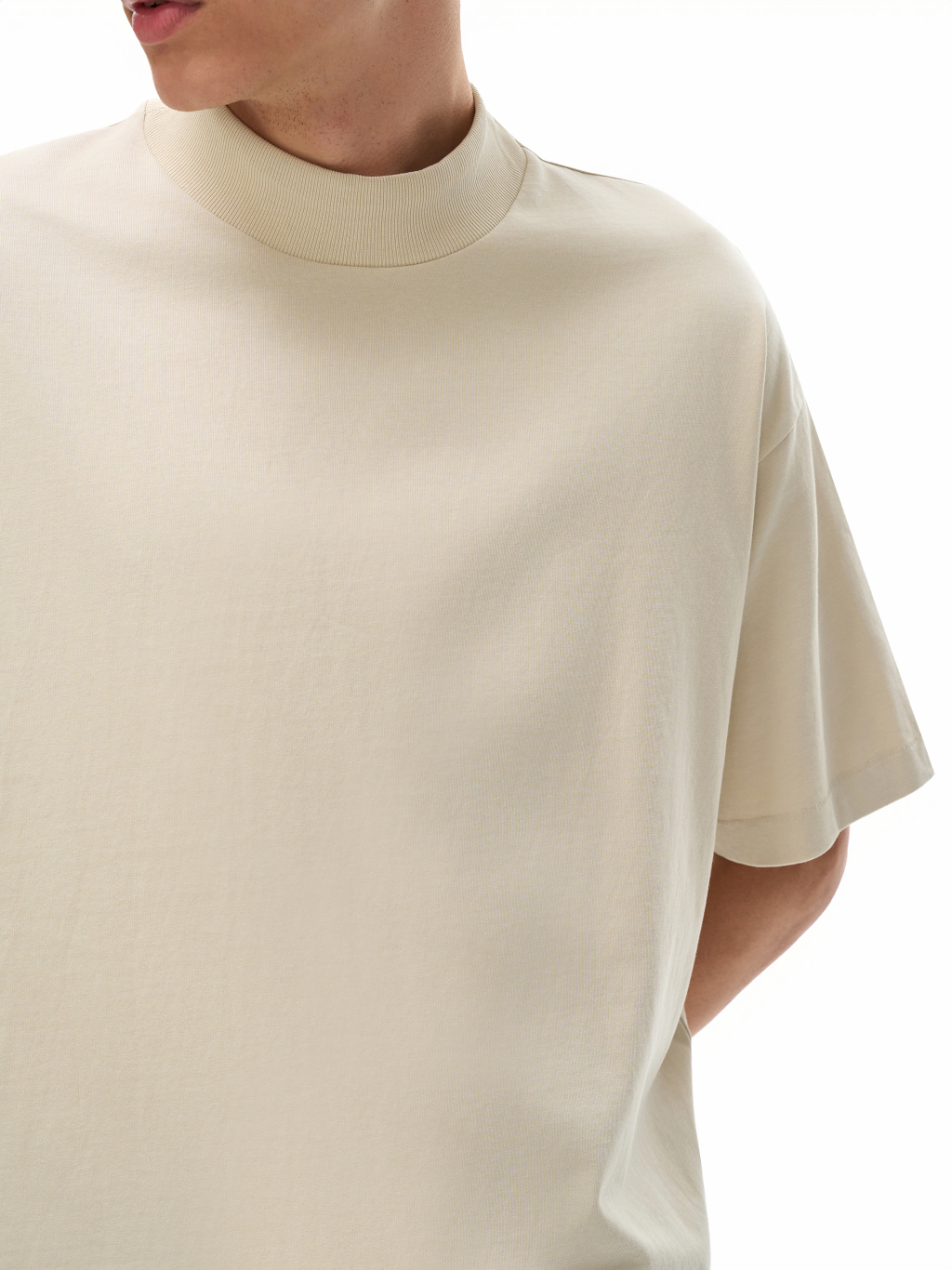 Drop Shoulder Cotton T-Shirt – Custom Basics | Tapstitch-7