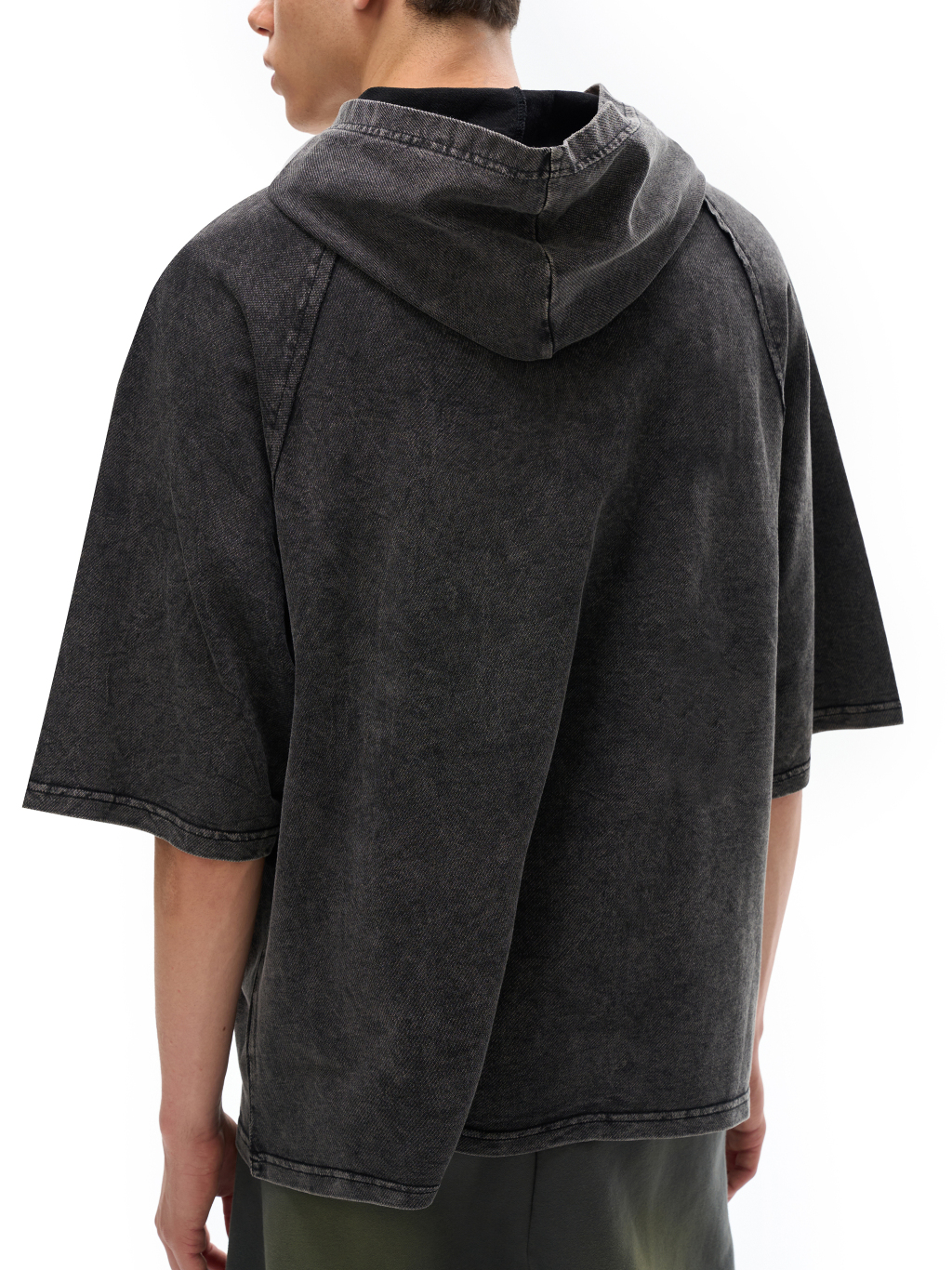 Snow Washed Hooded T-Shirt – Vintage Streetwear | Tapstitch-7