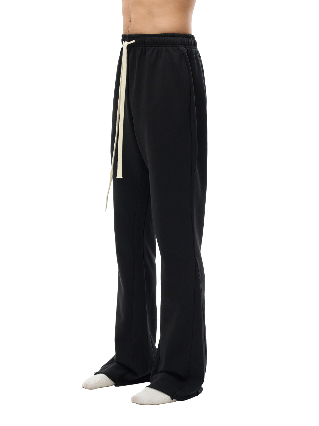 Flared Cotton Sweatpants – Essential Streetwear | Tapstitch-5