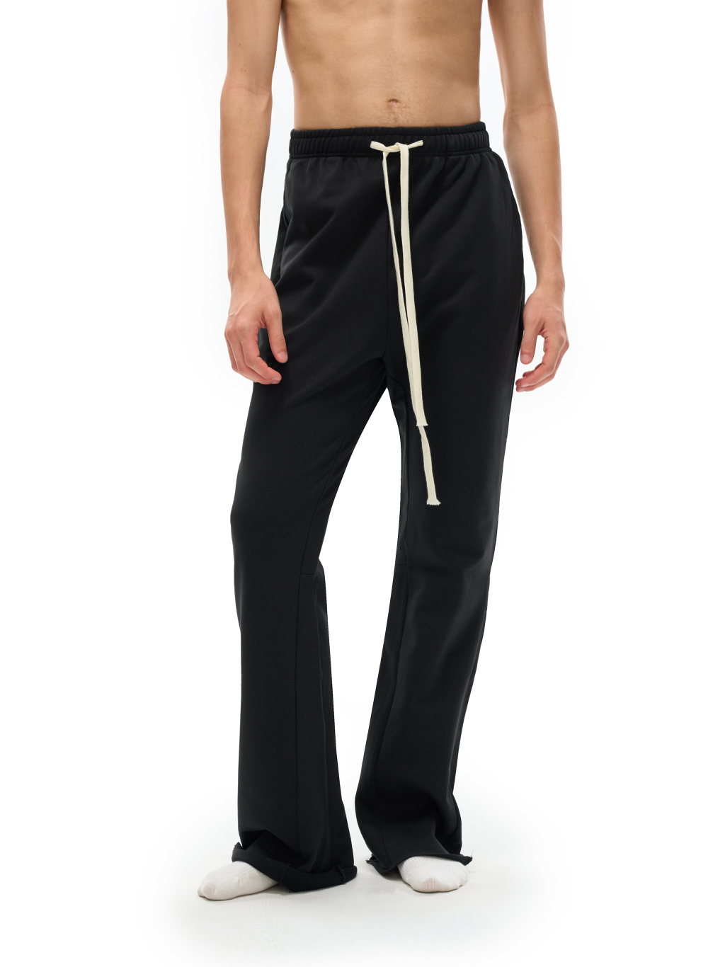 Flared Cotton Sweatpants – Essential Streetwear | Tapstitch-6