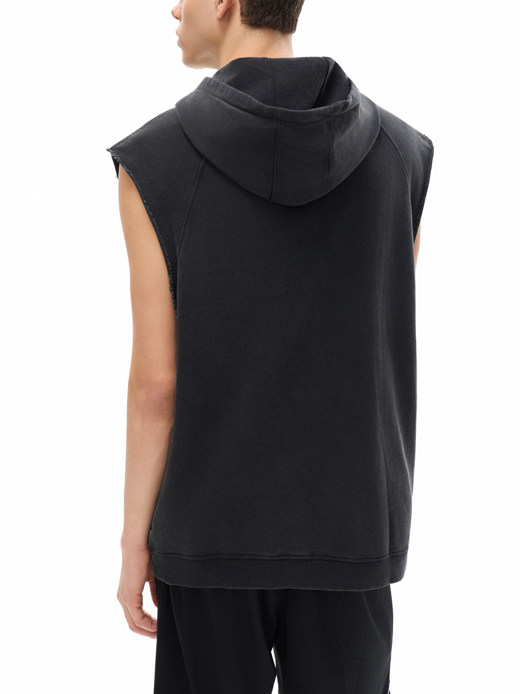 Snow Washed Sleeveless Hoodie – Vintage Streetwear | Tapstitch-6