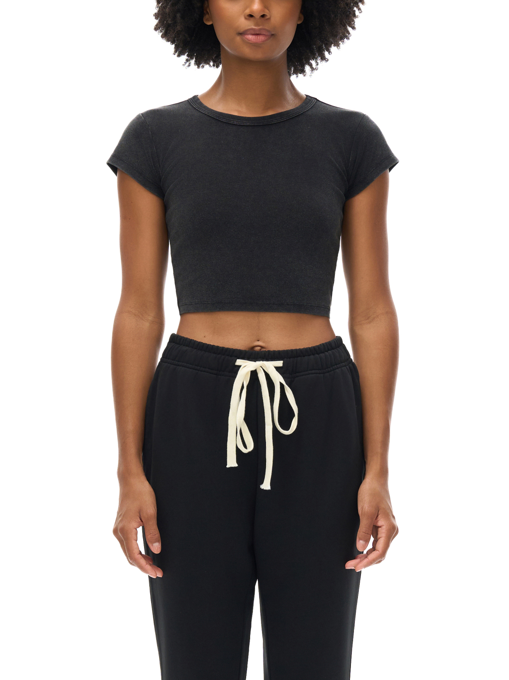 Snow Washed Crop Top – Vintage Streetwear | Tapstitch-3