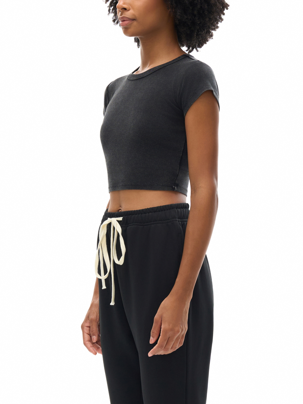 Snow Washed Crop Top – Vintage Streetwear | Tapstitch-4