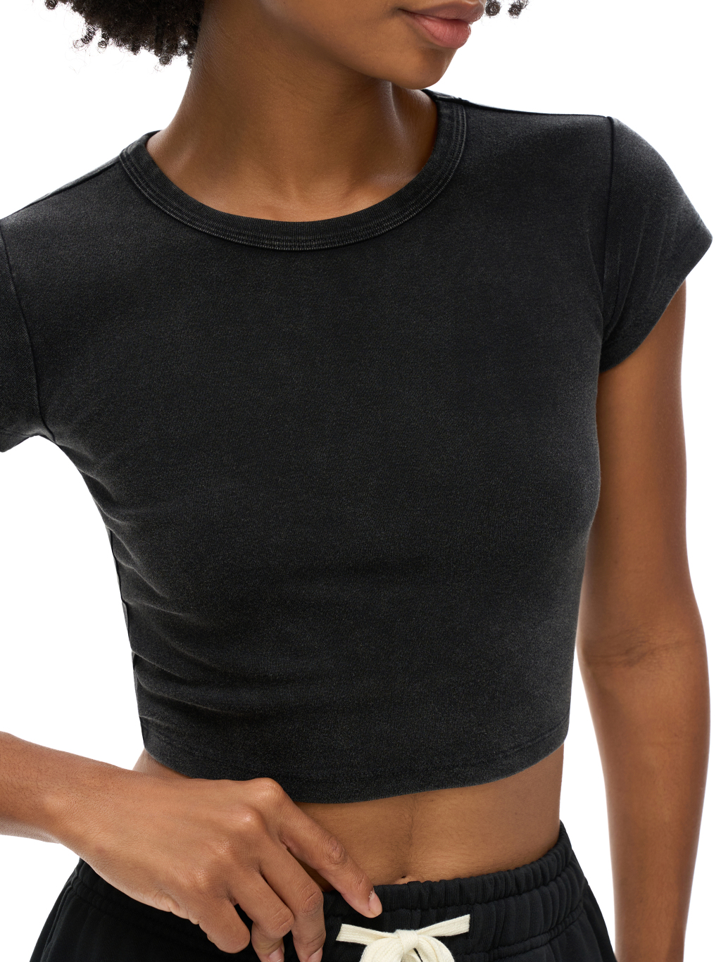 Snow Washed Crop Top – Vintage Streetwear | Tapstitch-7