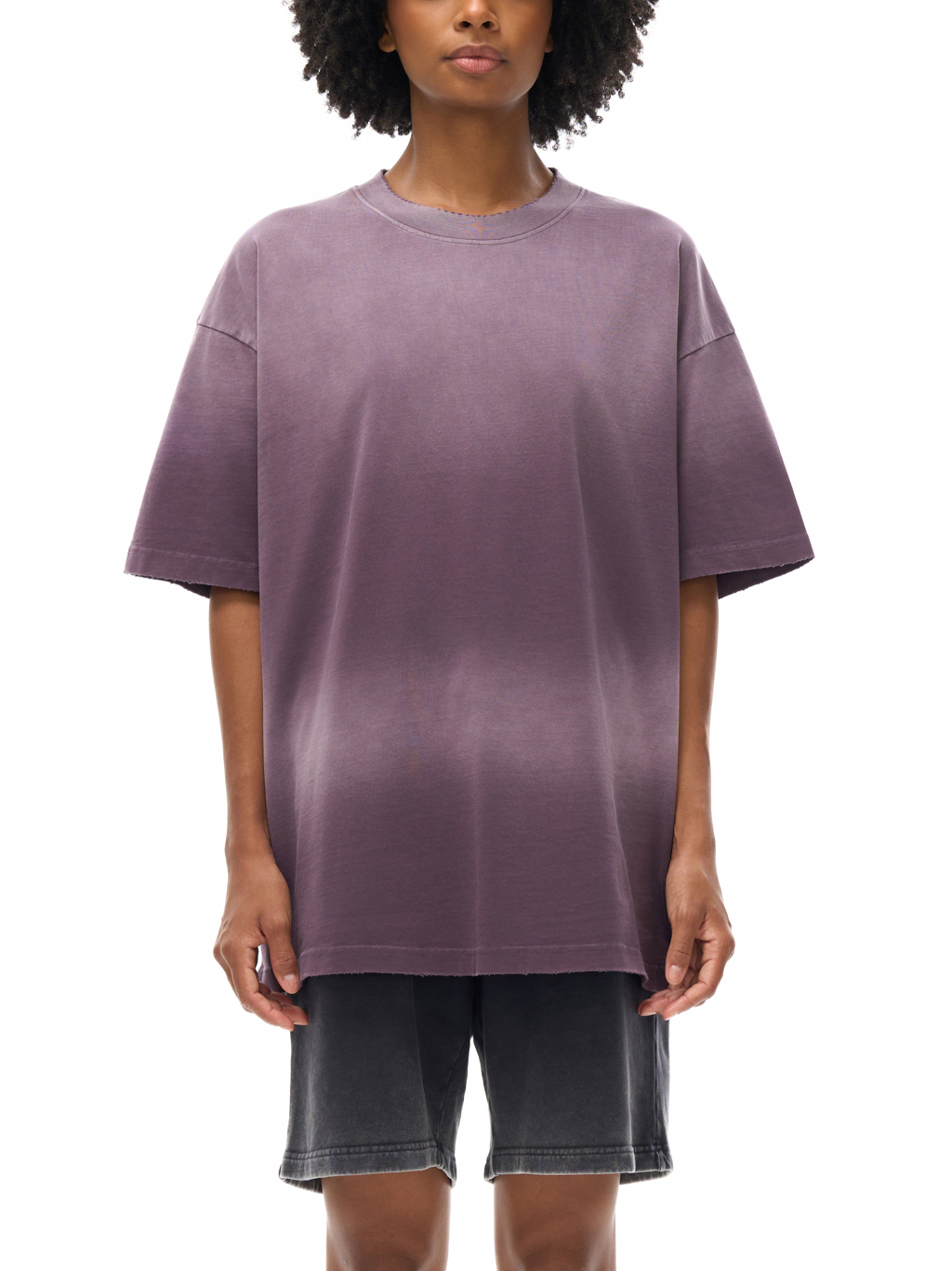 Sunfade Hand-Frayed Drop Shoulder T-Shirt – Vintage Streetwear | Tapstitch-8