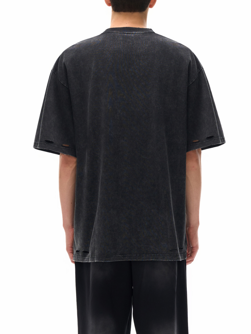 Snow Washed Hand-Frayed T-Shirt – Vintage Streetwear | Tapstitch-5