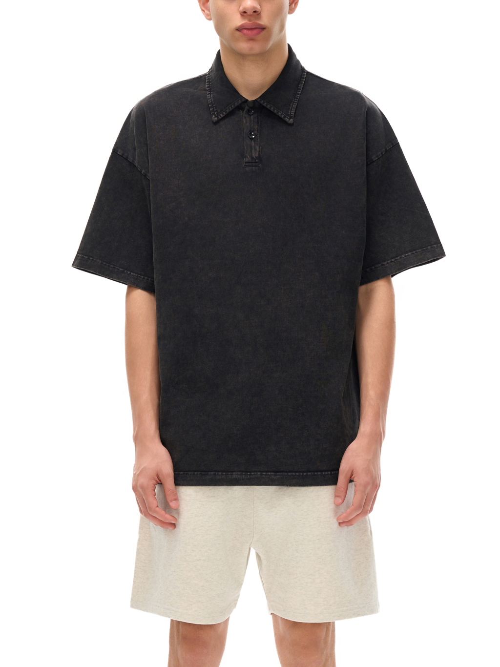 Snow Washed Polo T-Shirt – Vintage Streetwear | Tapstitch-3