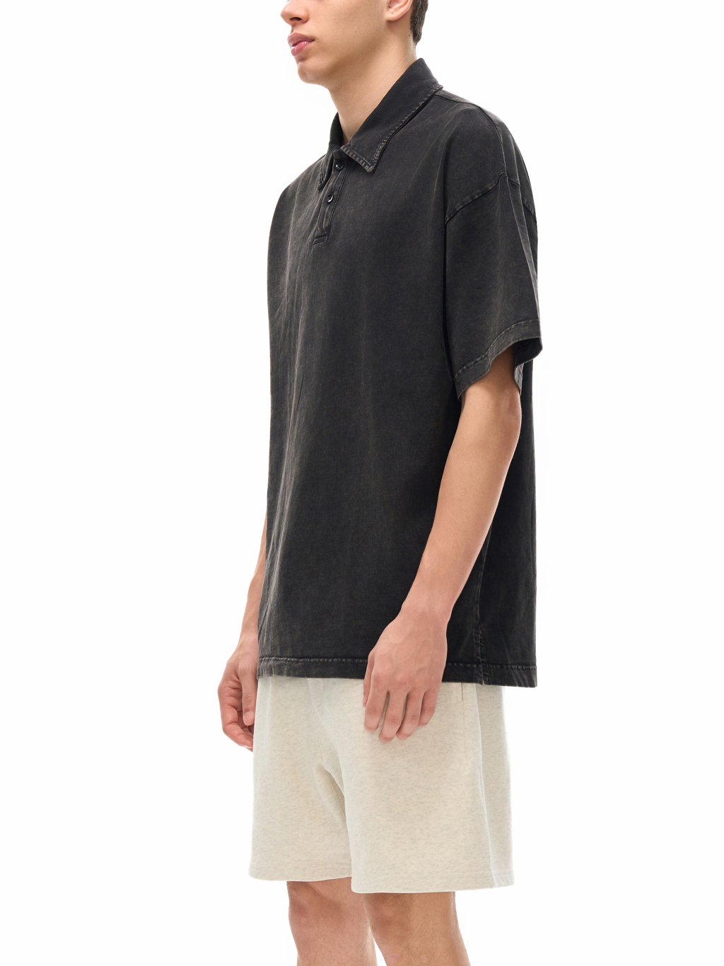 Snow Washed Polo T-Shirt – Vintage Streetwear | Tapstitch-4