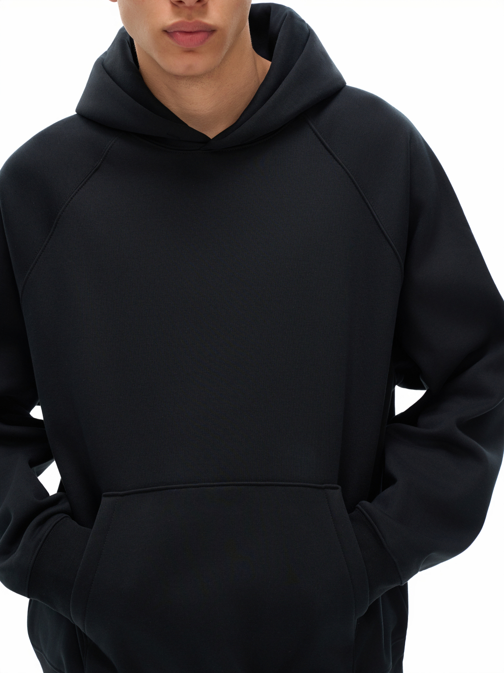 Raglan Sleeve Fleece Hoodie – Essential Streetwear | Tapstitch-6