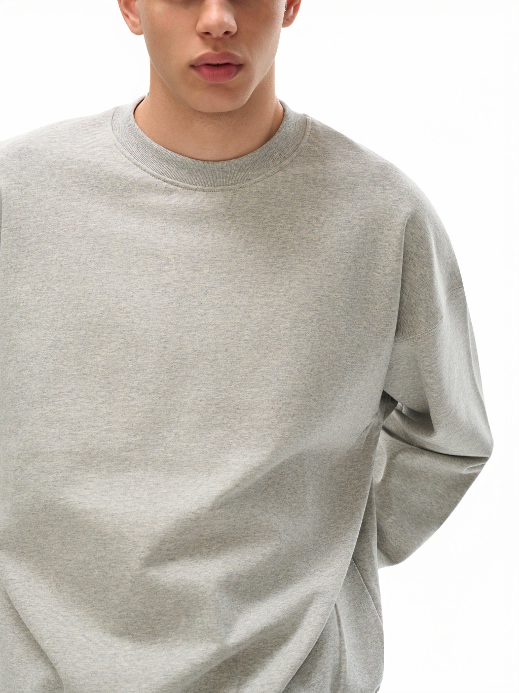 Heavyweight Cotton Sweatshirt – Essential Streetwear | Tapstitch-6
