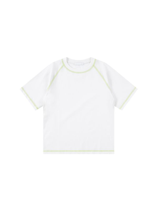 Loose Contrast-Stitched Kids' T-Shirt #KT0003 | TAPSTITCH