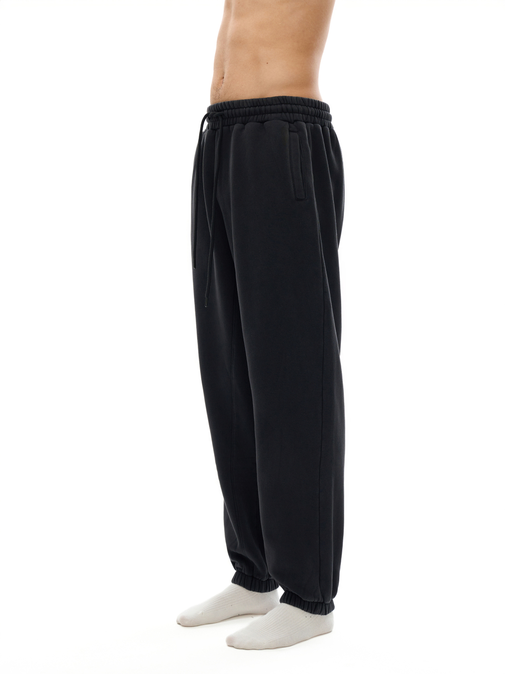 Fleeced Jogger Sweatpants – Custom Basics | Tapstitch-4