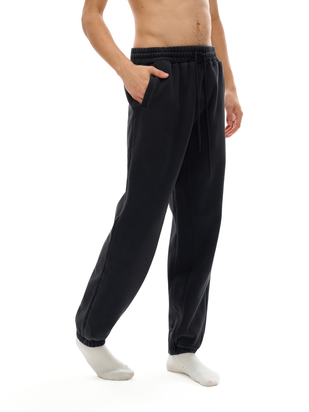 Fleeced Jogger Sweatpants – Custom Basics | Tapstitch-7